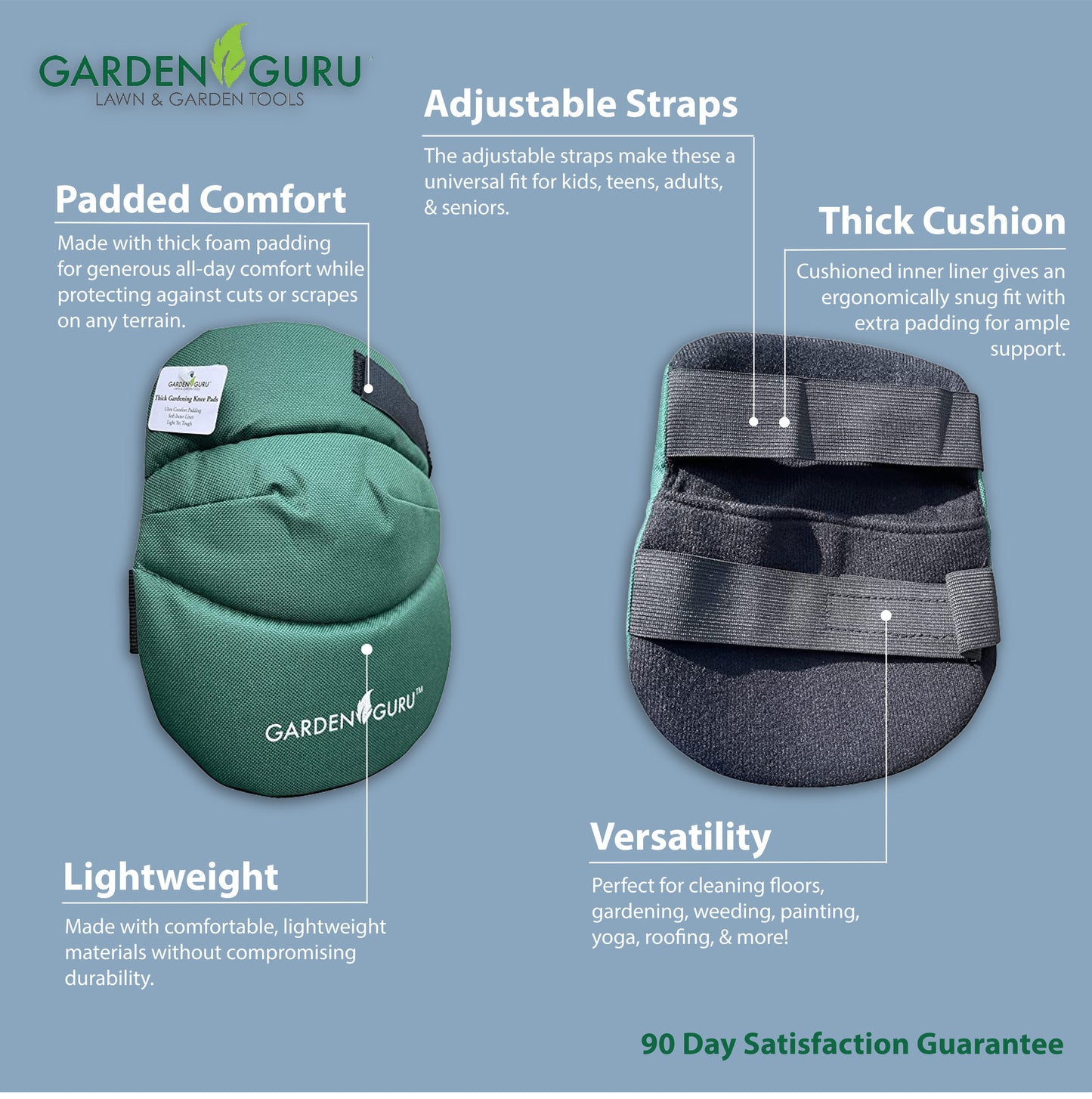 Extra Cushion Gardening Kneepads