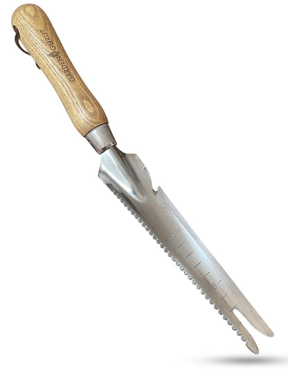 5 in 1 Weeder Trowel (classic wood handle)